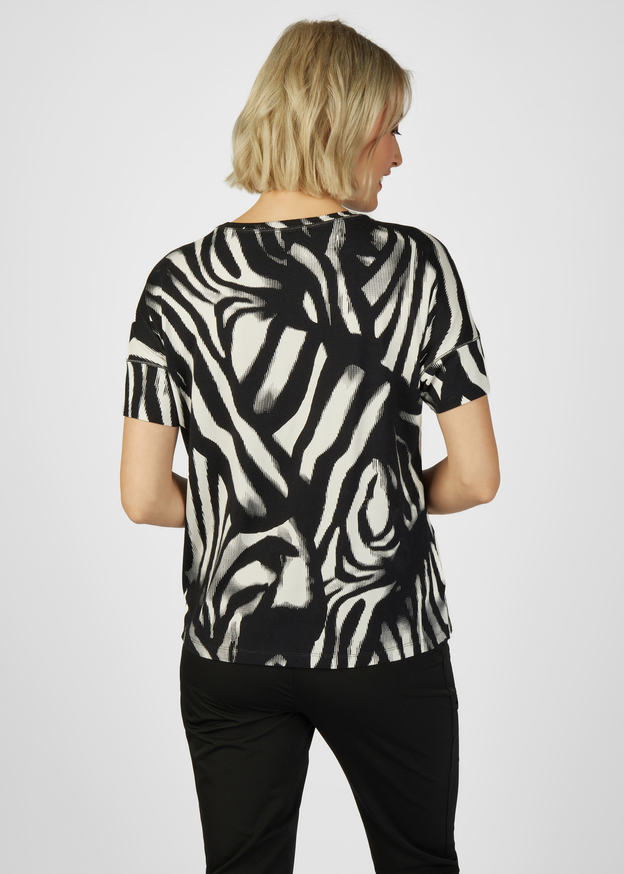 T-Shirt im Zebra Look