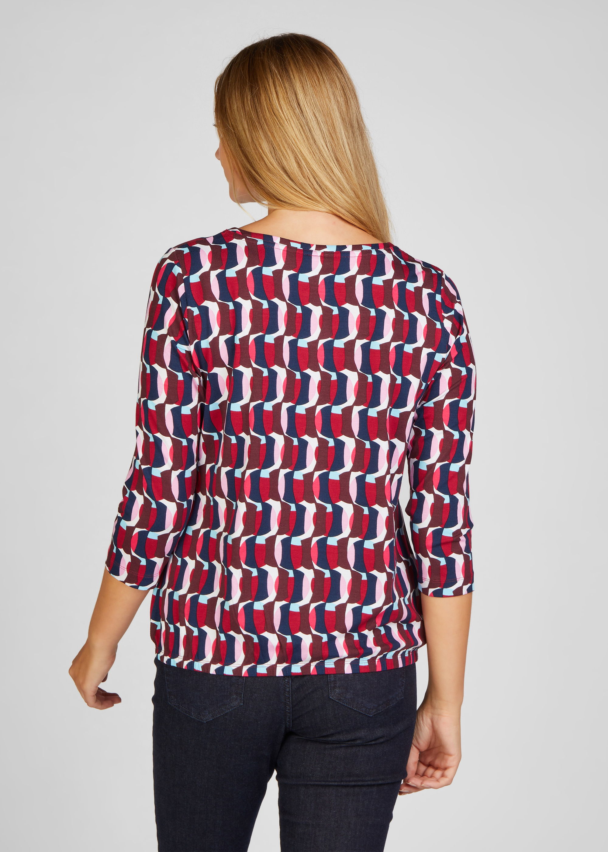 Shirt mit geometrischen Muster