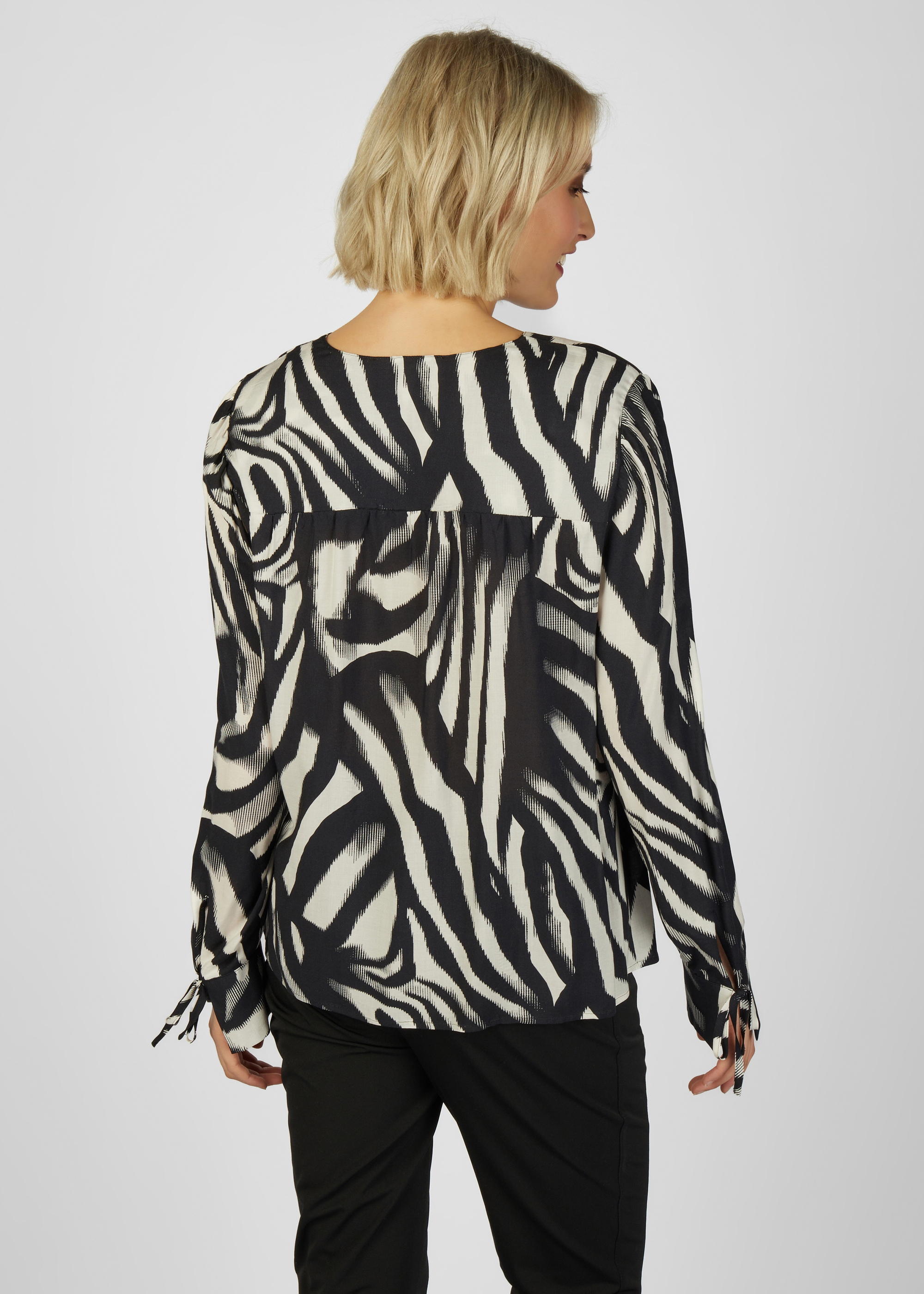 Bluse mit Zebra Muster